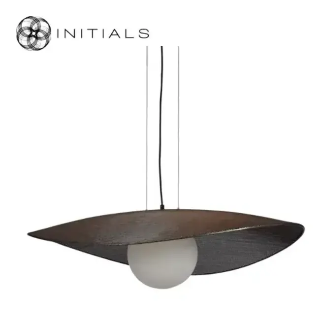 hanging lamp volo pendant iron wire mettallic brown L x B x H : 80 x 62 x 13.5 cm