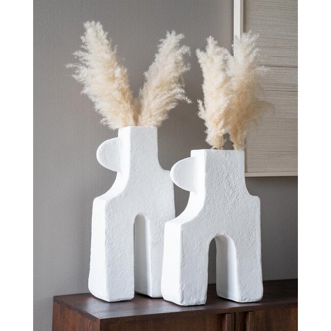 Tribe small white 29.25x14x47 cm