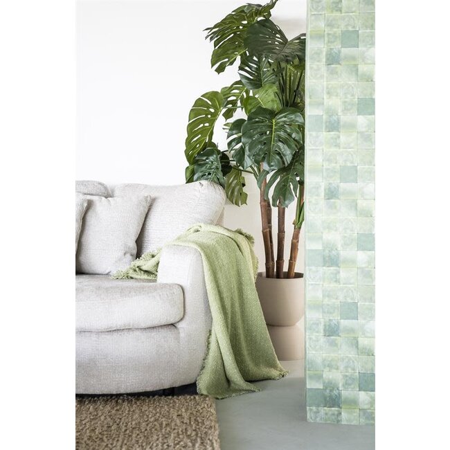 Plaid balance green 130x170