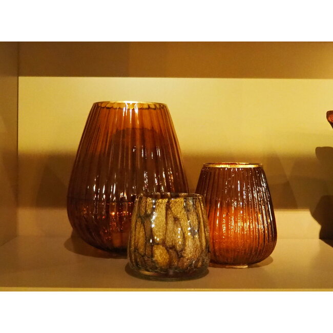 Sfeerlicht Chelsea brons 15 cm