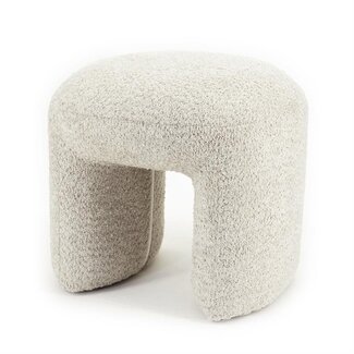 Byboo pouf sahi taupe 46x44x41 cm