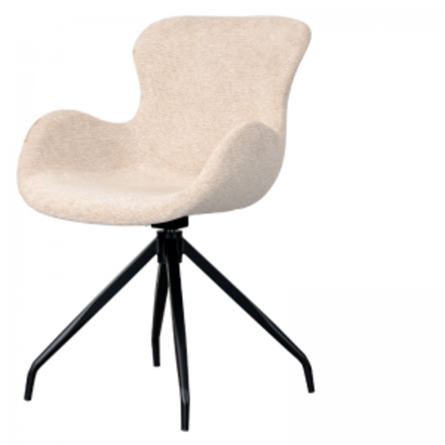 California rotating  dining chair ecru