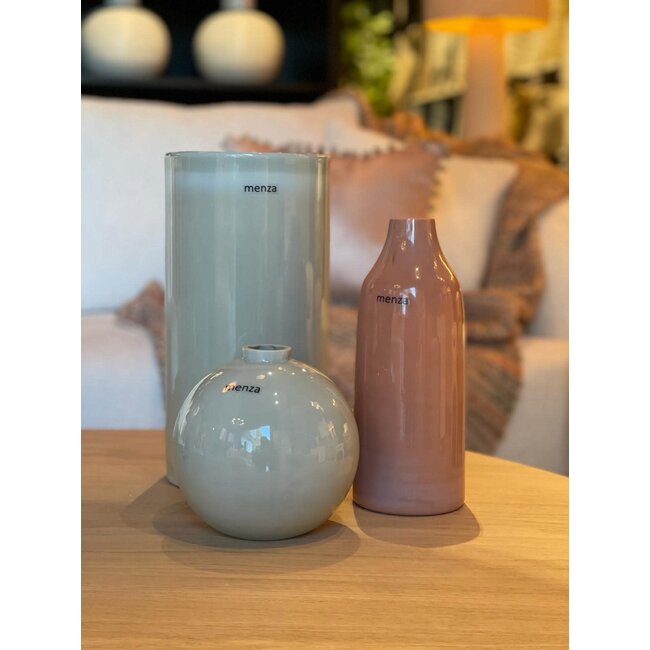 Serres Bottle vase dusty rose H25