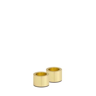 UYUNI Light candle holder taper matt brass 2/pack