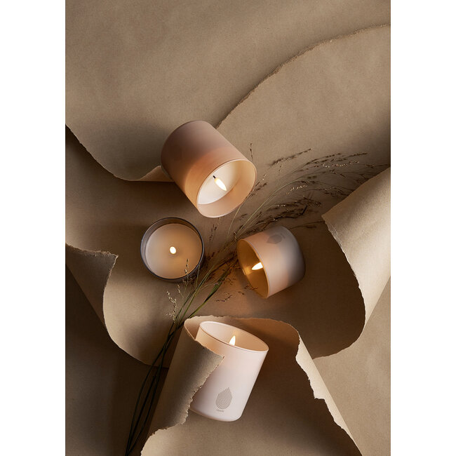 Uyuni Glass candle vanilla 9,2x10,2