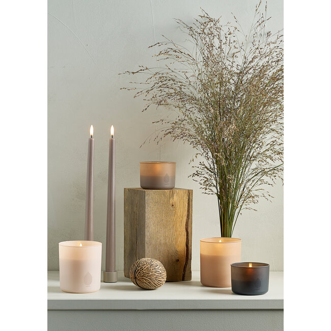 Uyuni Glass candle vanilla 9,2x10,2