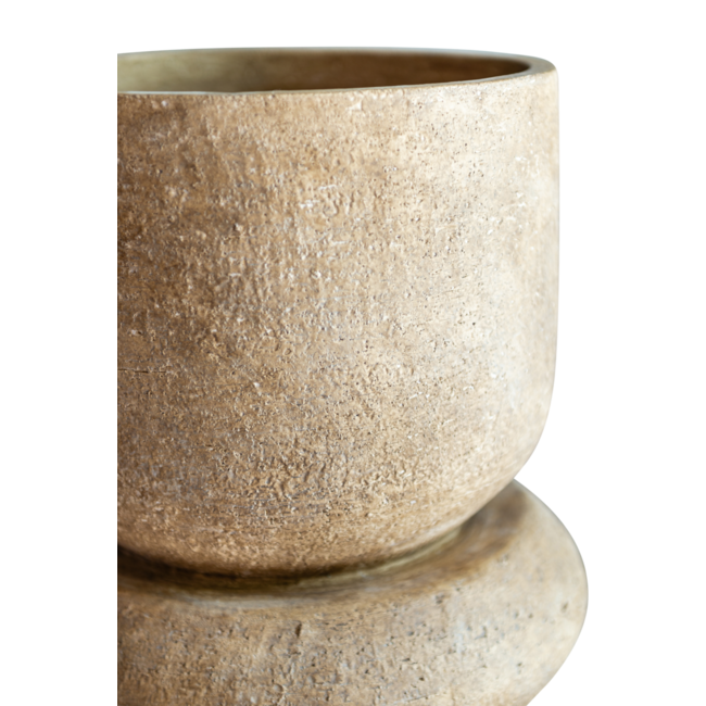 Planter dexter ceramics sand D36XH51 cm