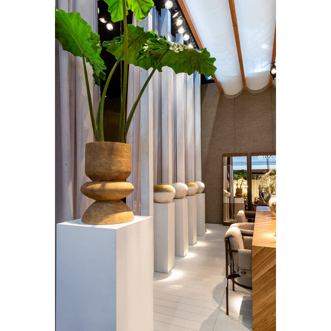 Planter dexter ceramics sand D36XH51 cm