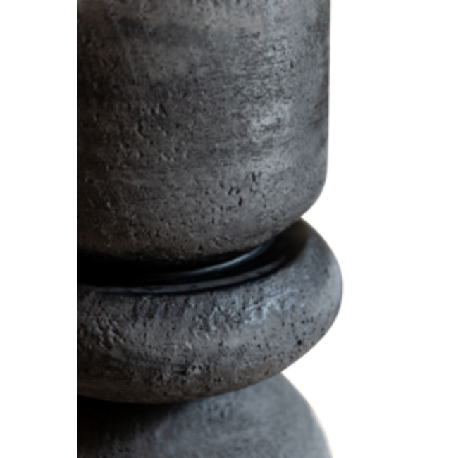 planter dexter ceramics  black D36xH51 cm