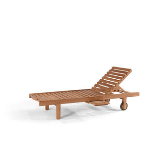 chaise longue en teck