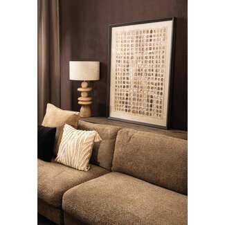 PTMD Carmell cream framed wall panel