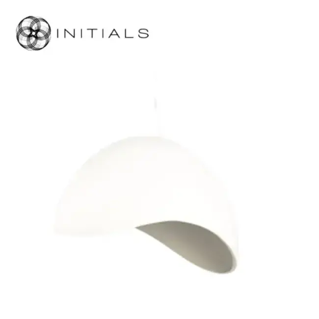 Hanging lamp Rizal napoleon polyresin white s