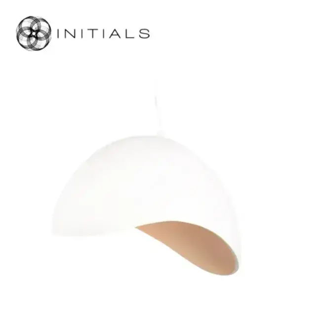 Hanging lamp Rizal napoleon polyresin white s