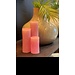 Dekocandle cylinder candle pink dia  5.7x10