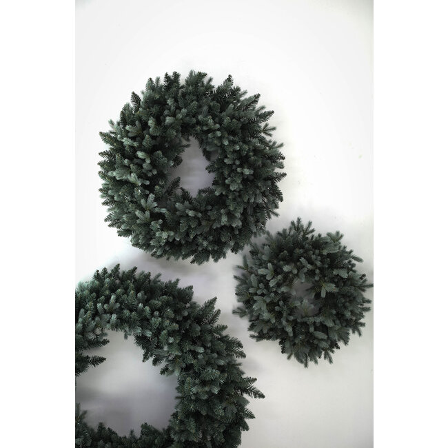 Ceriah Green PVC  AN pe mix wreath round s