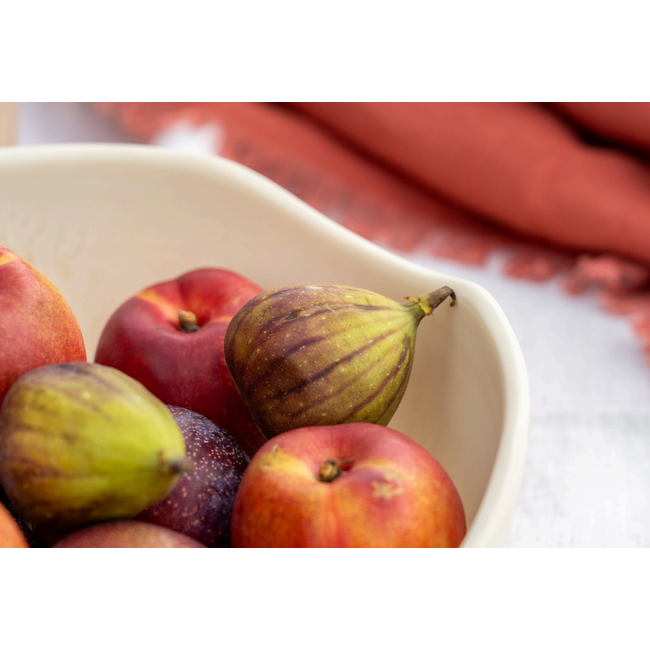 Serveerschaal  uit hars naturel dia 36 cm