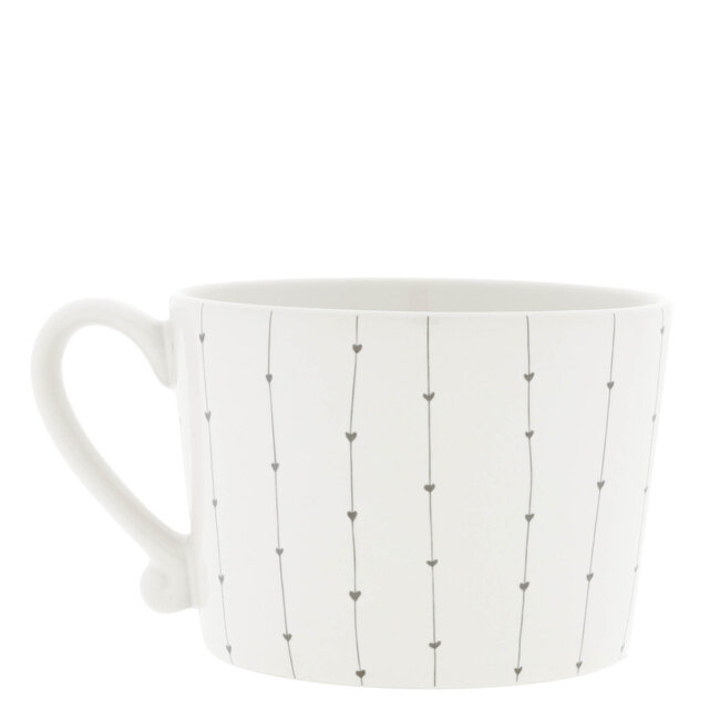 Cup white / hello you 10x8x7 cm