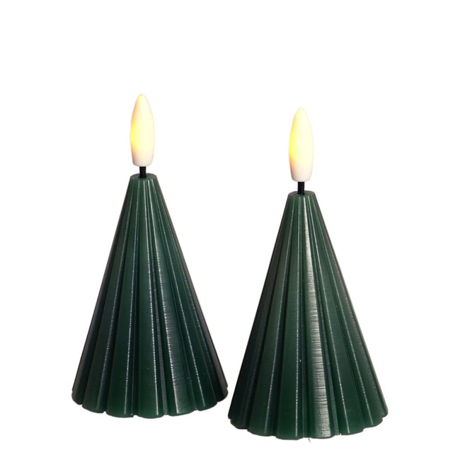 Laura tree 2 pcs set dia 5,7x11 green