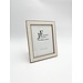 JF The Reborn Home Photo frame ivory block brown line 20x25 cm
