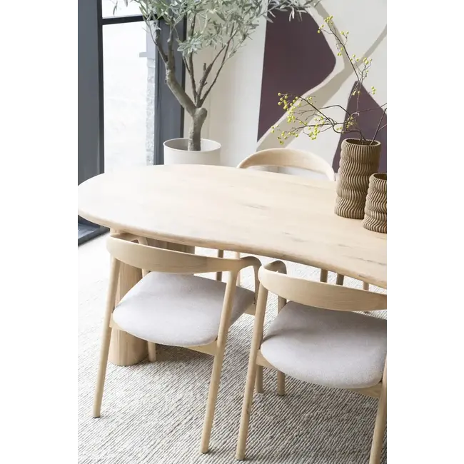 Eettafel Josh 250x110 naturel eik  250x110 cm