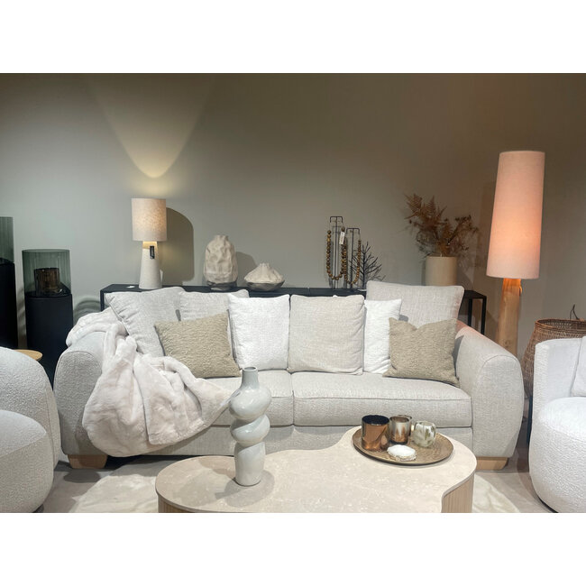 bellini 3.5 seater stof LSE1782  flax merengue showroommodel