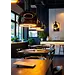 Marckdael Lamp led floating globe 200 black 4w  240L 2200k  E27