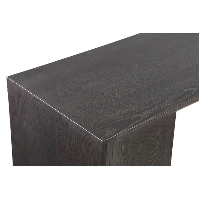 ARIVO BLACK mdf asymmetrical sidetable rectangle 120.0 x 35.5 x 80.0 cm