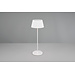 Tafellamp/ Batterijlamp Suarez wit  incl 1x led SMD 1,Watt 3000K, 200 lm