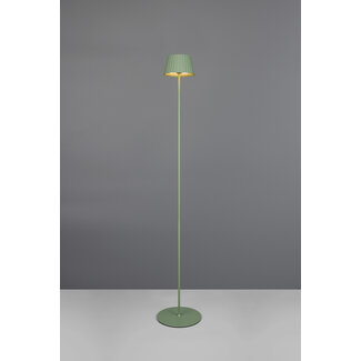 Vloerlamp  batterijlamp Suarez groen 1X led SMD 1,5VWatt, 200 Lm