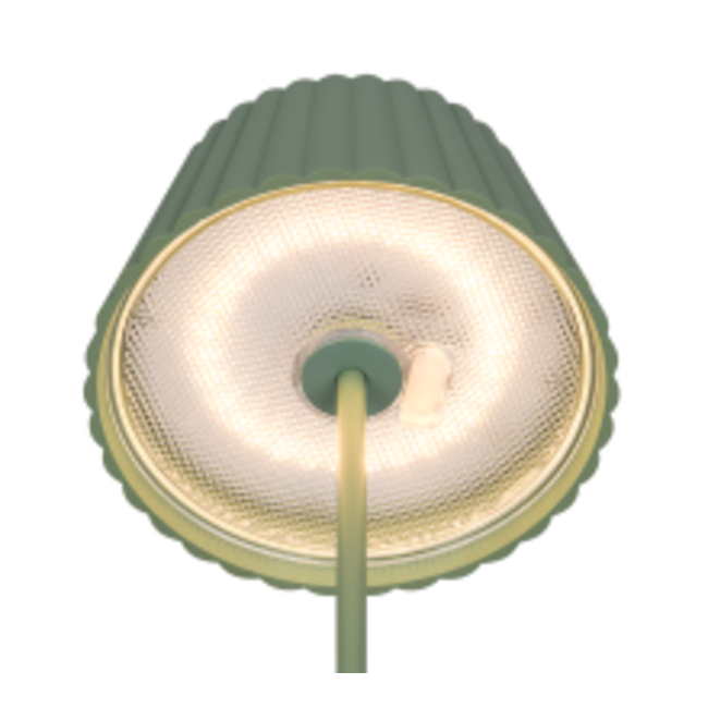 Vloerlamp  batterijlamp Suarez groen 1X led SMD 1,5VWatt, 200 Lm