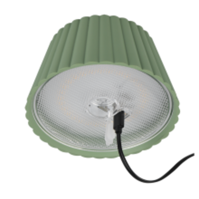 Vloerlamp  batterijlamp Suarez groen 1X led SMD 1,5VWatt, 200 Lm