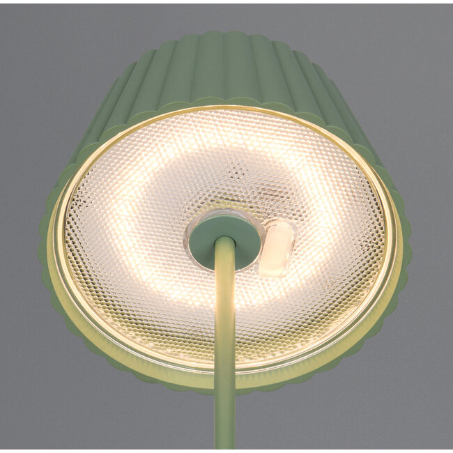 Vloerlamp  batterijlamp Suarez groen 1X led SMD 1,5VWatt, 200 Lm