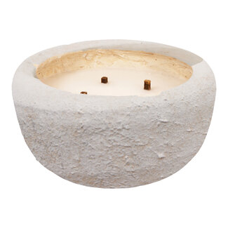 PTMD gabor cream cement outdoor candle with xl zonder deksel