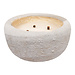 PTMD gabor cream cement outdoor candle with lid XL