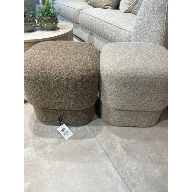 stool kelso brown 40x40x40 cm