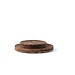 Dekocandle wooden round plate natural oiled dia 30x1.5 cm