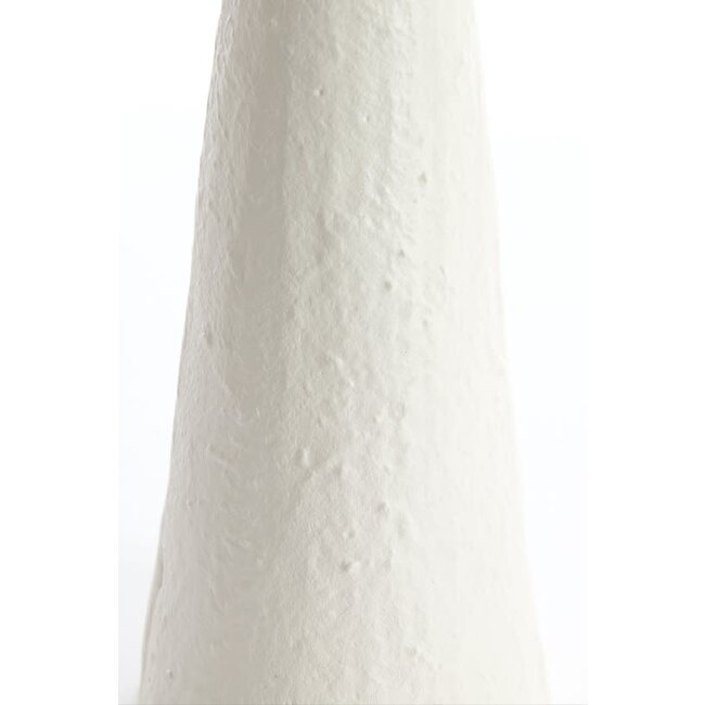 Kaarsenhouder 12,5x 12x37 cm ota creme