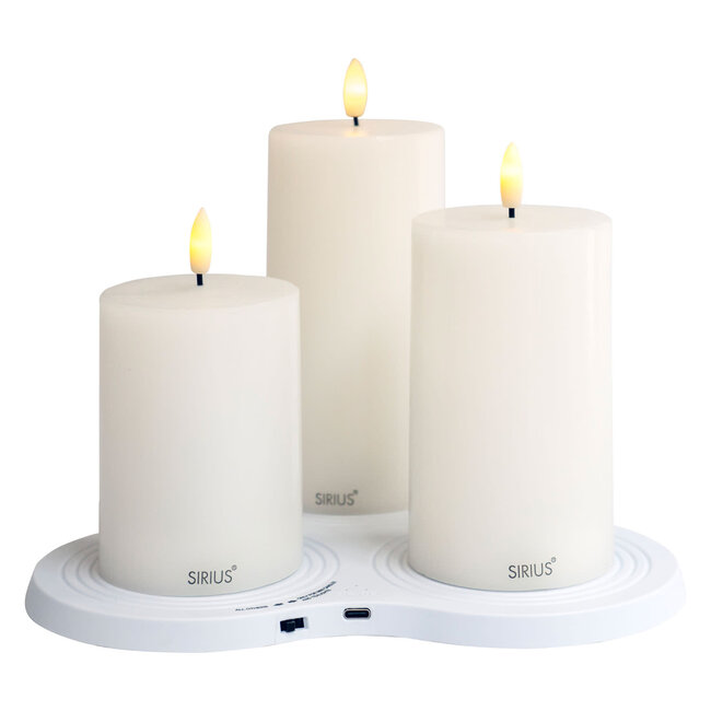 set sille 3 stuks + 1 multicharger PROMOSET