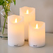 Sirius Sara rechargeable 3 pcs dia 7.5; dia 12.5; dia 15 cm white