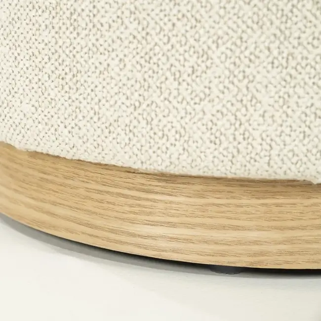 poef Avah small beige 41x41x44 cm