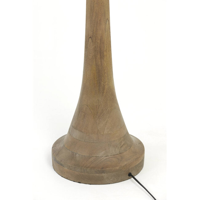 vloerlamp Jovany dia 25x135 cm hout (zonder kap)