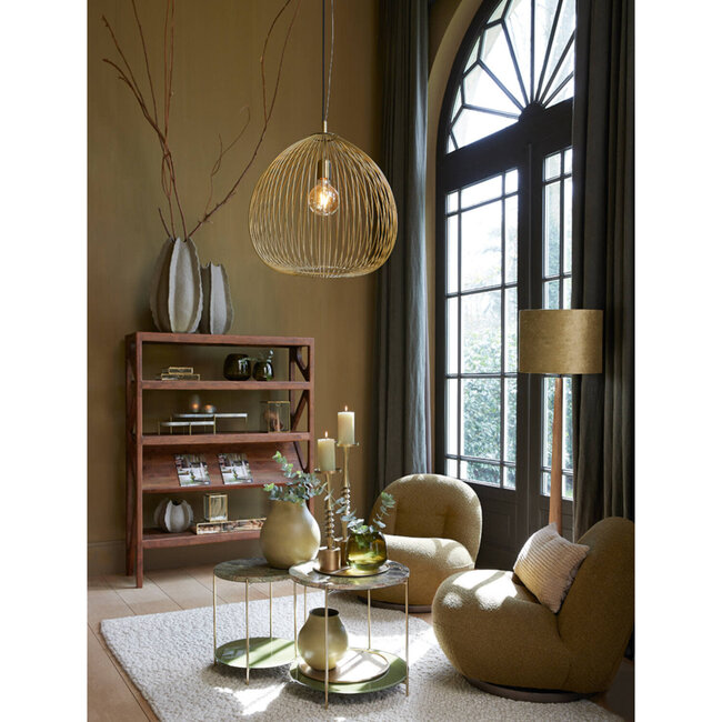 vloerlamp Jovany dia 25x135 cm hout (zonder kap)