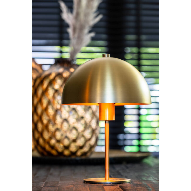 Tafellamp Merel dia 25x35 cm antiek brons