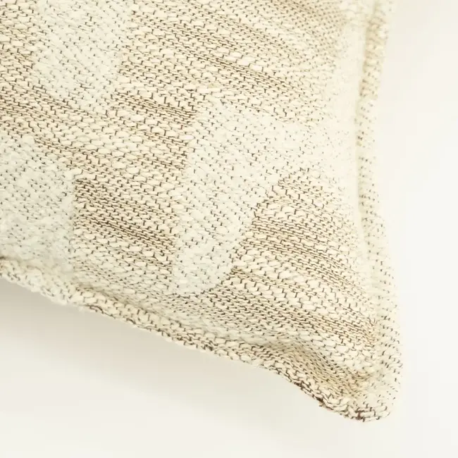 Kussen Waver beige 45x45 cm