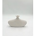 JF The Reborn Home Vase oval low milk white 22/5/13.5