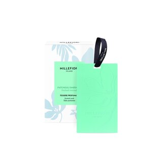 Millefiori MM laundry scented cards 3 pack Patchouli Smeraldo