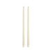 UYUNI LED slim taper candle ivory smooth 2 pack
