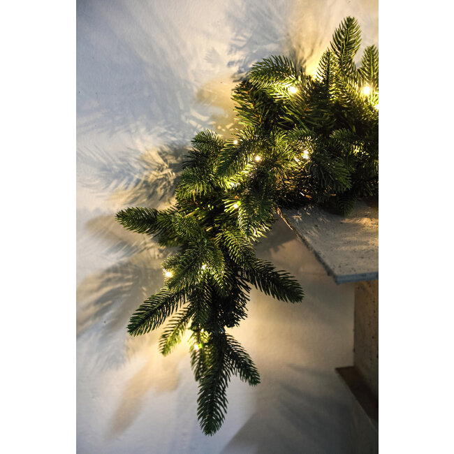 Melissa Green PVC and PE mix garland with lights