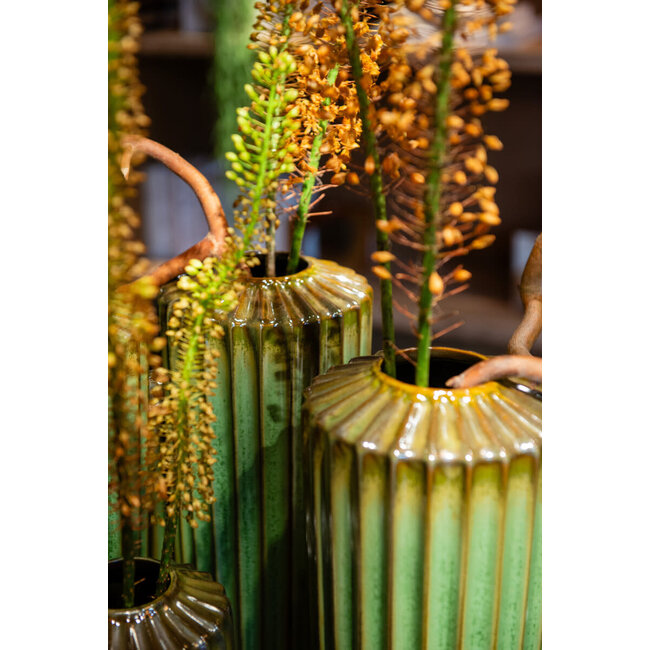 Vase Yin, ceramic small D14xH44cm