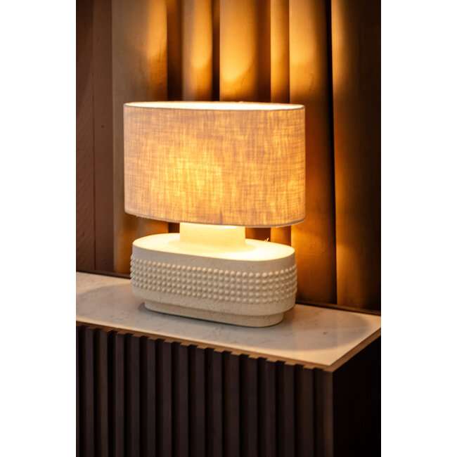table lamp Bruce with shade w46xD22xH46